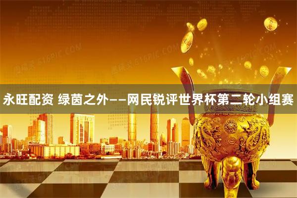 永旺配资 绿茵之外——网民锐评世界杯第二轮小组赛
